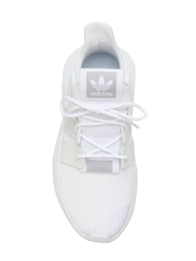 Shop Adidas Originals High Top Sneakers In White
