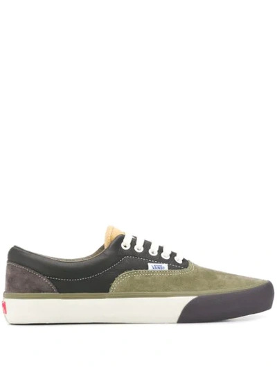 Shop Vans Suede Panelled Sneakers In Shale