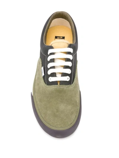Shop Vans Suede Panelled Sneakers In Shale