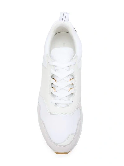 Shop Buscemi Suede Toe Trainers In White