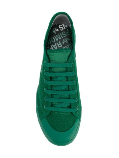 Shop Adidas Originals Adidas By Raf Simons Spirit Low Asymm Sneakers - Green