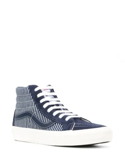 Shop Vans Sk8-hi Reissue Vlt Lx Sneakers In Blue