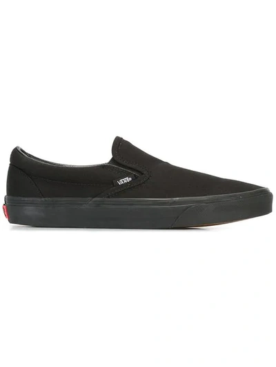 Vans Classic Slip-on Plimsolls In Black | ModeSens