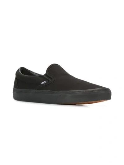 Shop Vans Slip-on Sneakers In Black