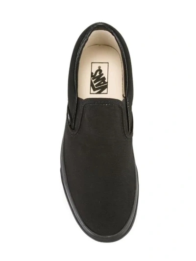 Shop Vans Slip-on Sneakers In Black