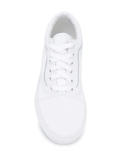 Shop Vans Platform Sneakers In White