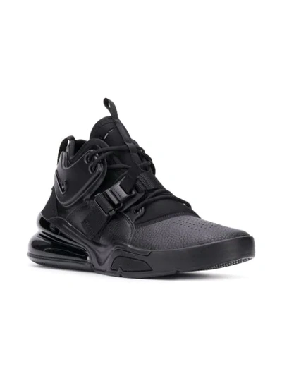 Shop Nike Air Force 270 "triple Black" Sneakers