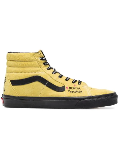 yellow vans sk8