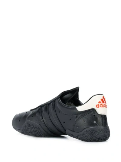 Shop Y-3 Perforated Detail Sneakers In Black