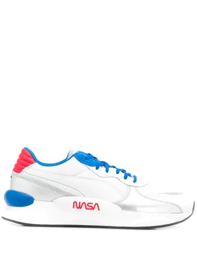 Shop Puma Rs 9.8 Space Agency Sneakers In 01  White  Silver