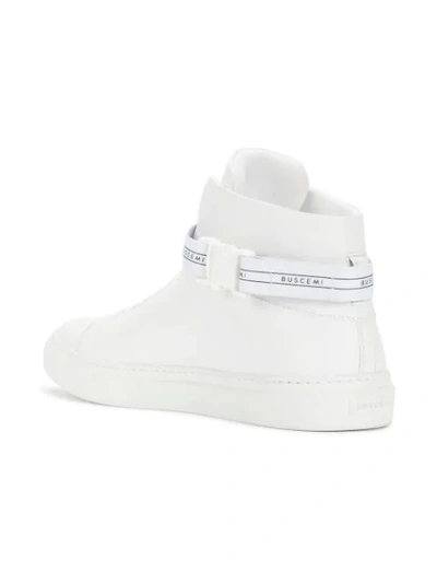Shop Buscemi 100mm Sport Sneakers In White
