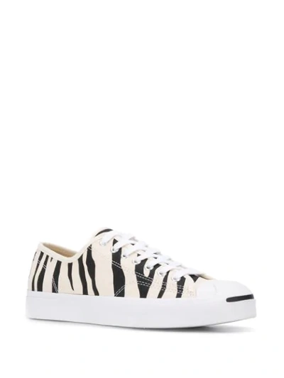 Shop Converse Zebra Print Sneakers In Neutrals