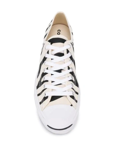 Shop Converse Zebra Print Sneakers In Neutrals