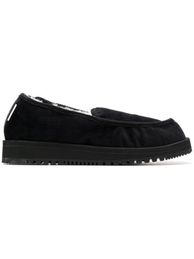 Shop Suicoke Ssd-comwpab Loafers - Black