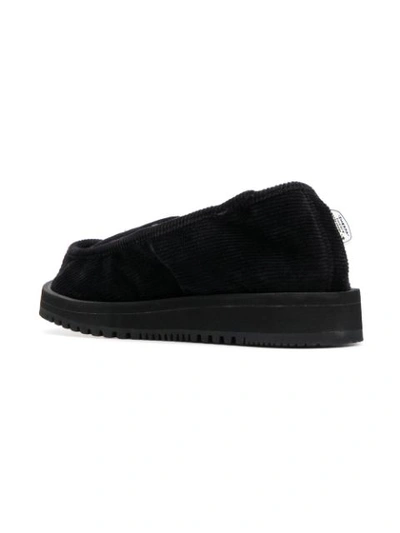 Shop Suicoke Ssd-comwpab Loafers - Black