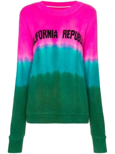Shop The Elder Statesman California Republic Sweater In Pink