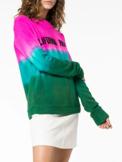 Shop The Elder Statesman California Republic Sweater In Pink