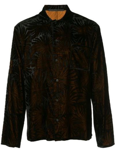 Shop Haider Ackermann Cynara Jacquard Pyjama In Black