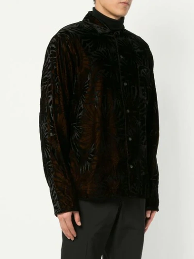 Shop Haider Ackermann Cynara Jacquard Pyjama In Black