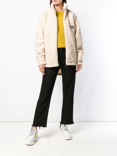 Shop Napa By Martine Rose Loose Fitted Jacket  In Neutrals