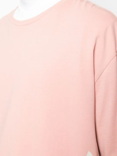 ROCHAMBEAU BULL APPLIQUE T-SHIRT - 粉色