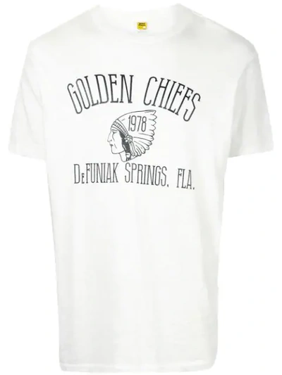 Shop Velva Sheen Golden Chiefs T In White
