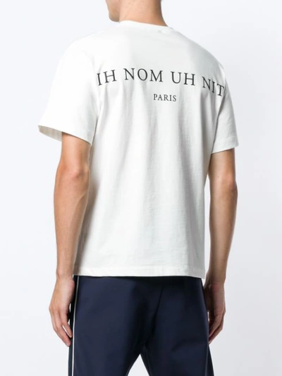 Shop Ih Nom Uh Nit Logo Print T In White