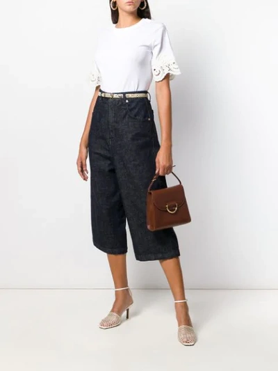 Shop Société Anonyme Culotte Jeans In Blue