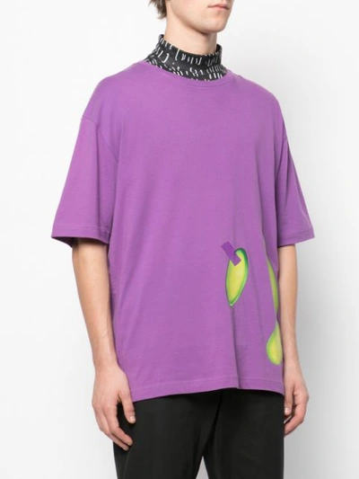 Shop Rochambeau Graphic T-shirt - Purple