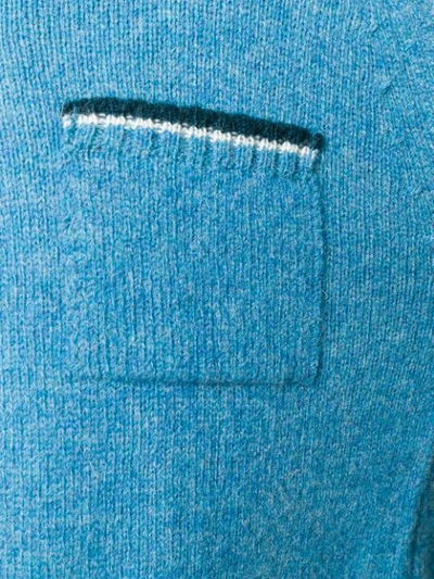 Shop Anglozine Jook Cardigan In Blue