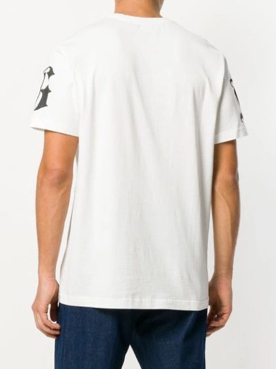 Shop Not Guilty Homme Wire Print T-shirt - White