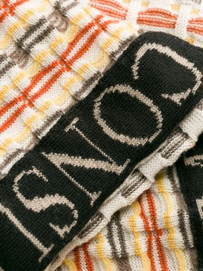 Shop Bernhard Willhelm Knitted Cardigan In Neutrals