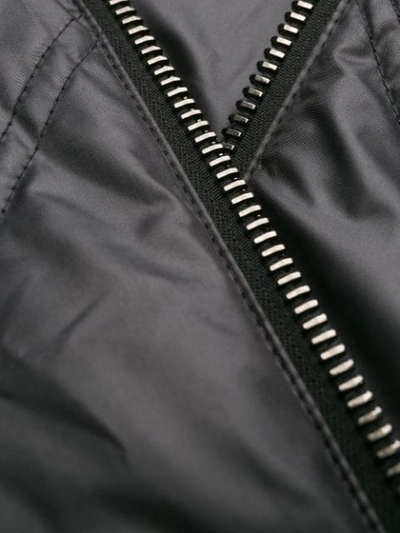Shop As65 Hooded Padded Jacket In Black