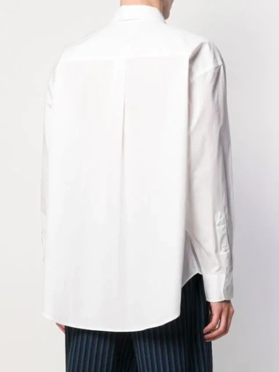 Shop Maison Kitsuné Acide Fox Shirt In White