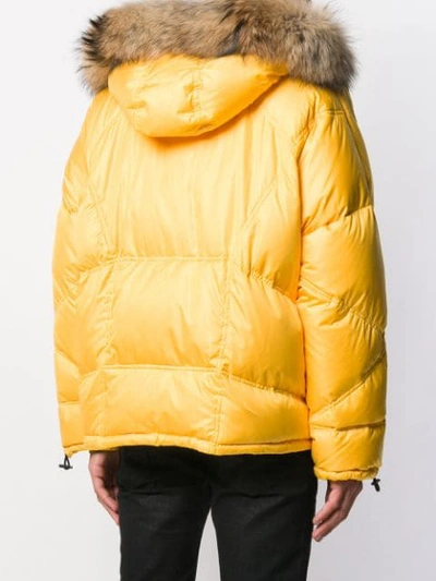 Shop As65 Daunenjacke Mit Reissverschluss In Yellow