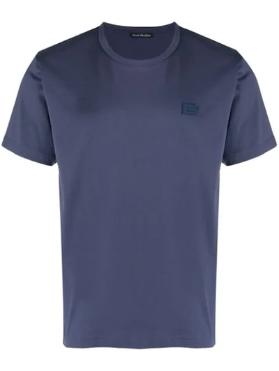 Shop Acne Studios Short Sleeved T-shirt In Blue