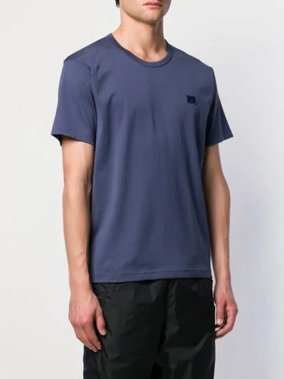 Shop Acne Studios Short Sleeved T-shirt In Blue