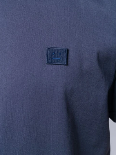 Shop Acne Studios Short Sleeved T-shirt In Blue