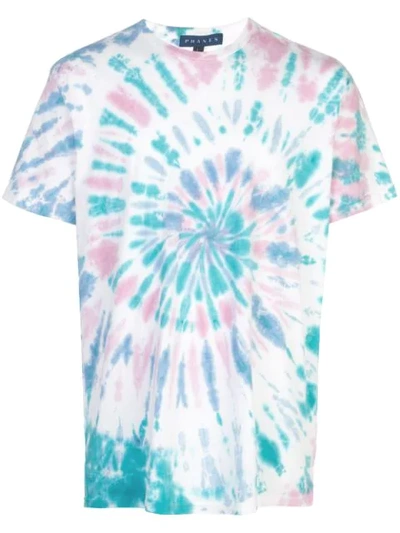 Shop Phanes Tie Dye Effect T-shirt In Pink