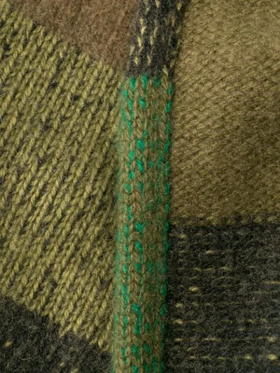 Shop The Elder Statesman Cashmere Striped Cardigan In Green