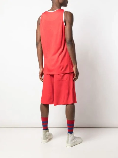 Shop Vivienne Westwood Anglomania Oversized Tank Top In Red