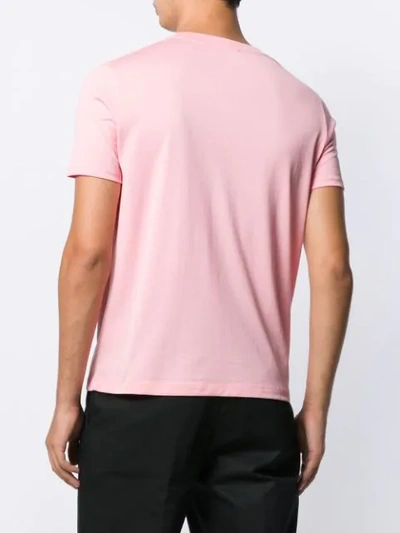 Shop Acne Studios Face-patch T-shirt In Pink