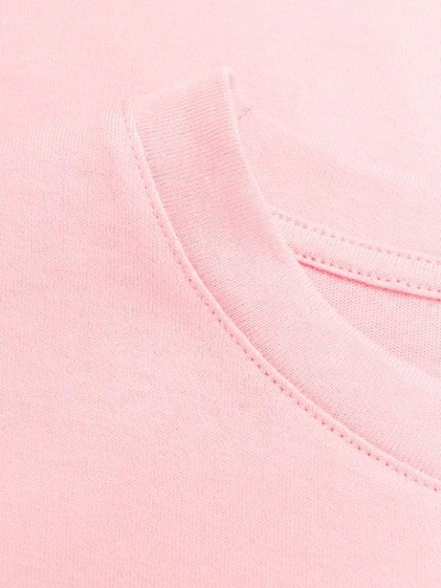 Shop Acne Studios Face-patch T-shirt In Pink