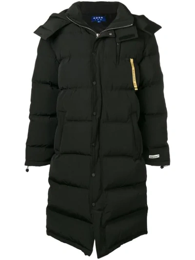 Shop Ader Error Padded Oversized Coat In Black