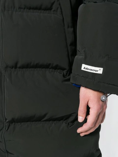 Shop Ader Error Padded Oversized Coat In Black
