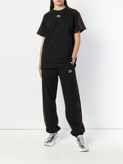 Shop Adidas Originals By Alexander Wang Cable Control Joggers - Black