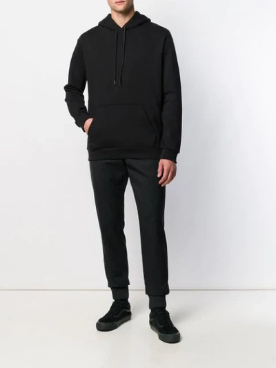 Shop Gaëlle Bonheur Kangaroo Pocket Hoodie In Nero