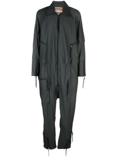 Shop Vivienne Westwood Jcarus Jumpsuit In Grey