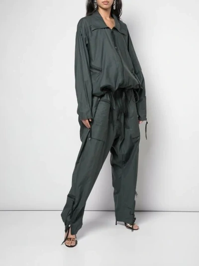 Shop Vivienne Westwood Jcarus Jumpsuit In Grey