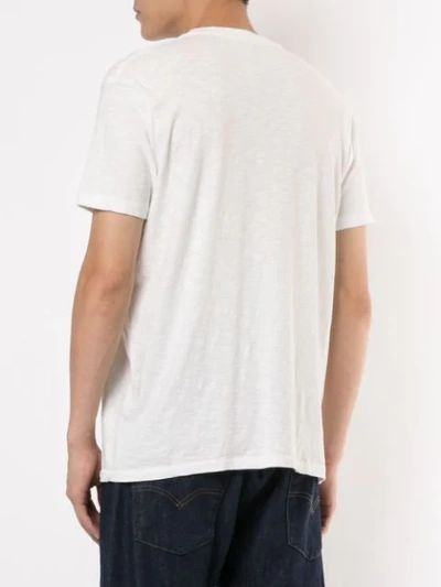 Shop Velva Sheen Hot Rod Print T-shirt In White